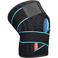 Rodillera Menisco Ligamento Deportiva Ajustable Protector de Rótula Abierta Rotuliana Antideslizante Neopreno Compresión…